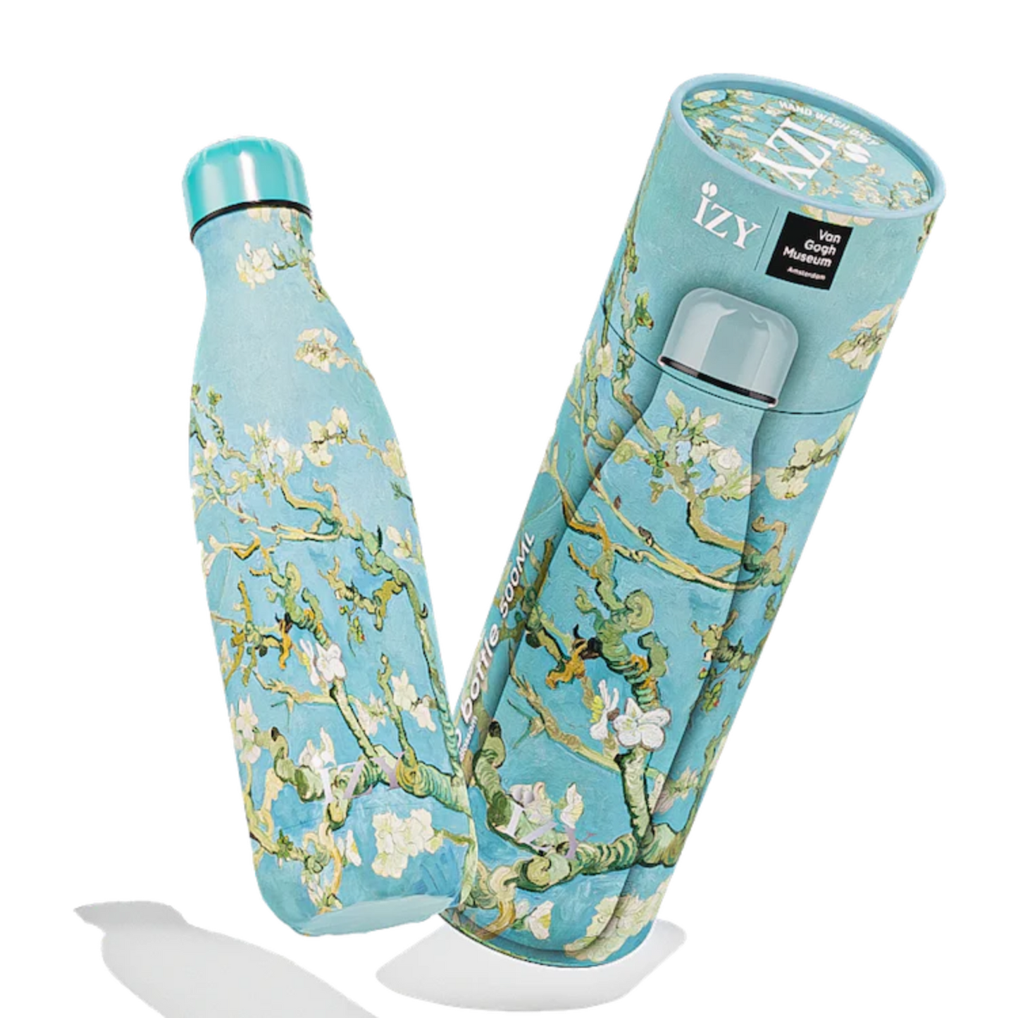 IZY Bottle Amandelbloesem 500 ml Van Gogh art insulated stainless steel water bottle