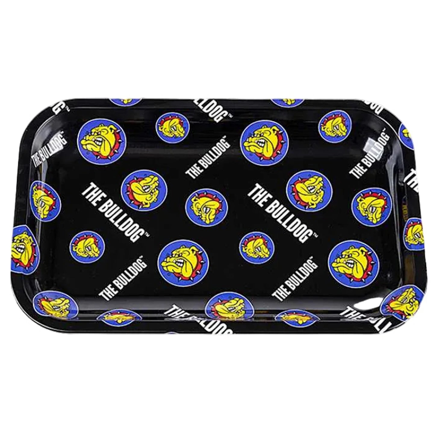 Large metal rolling tray from The Bulldog international design durable surface
