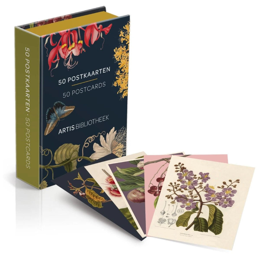 Beautiful postcard collection featuring 50 artworks from the historic ARTIS Library. Perfect for collectors, nature lovers, and museum enthusiasts.