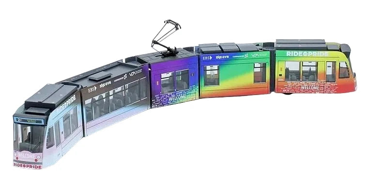 GVB Pride tram miniature Siemens Combino 2022 scale 1:87 limited edition