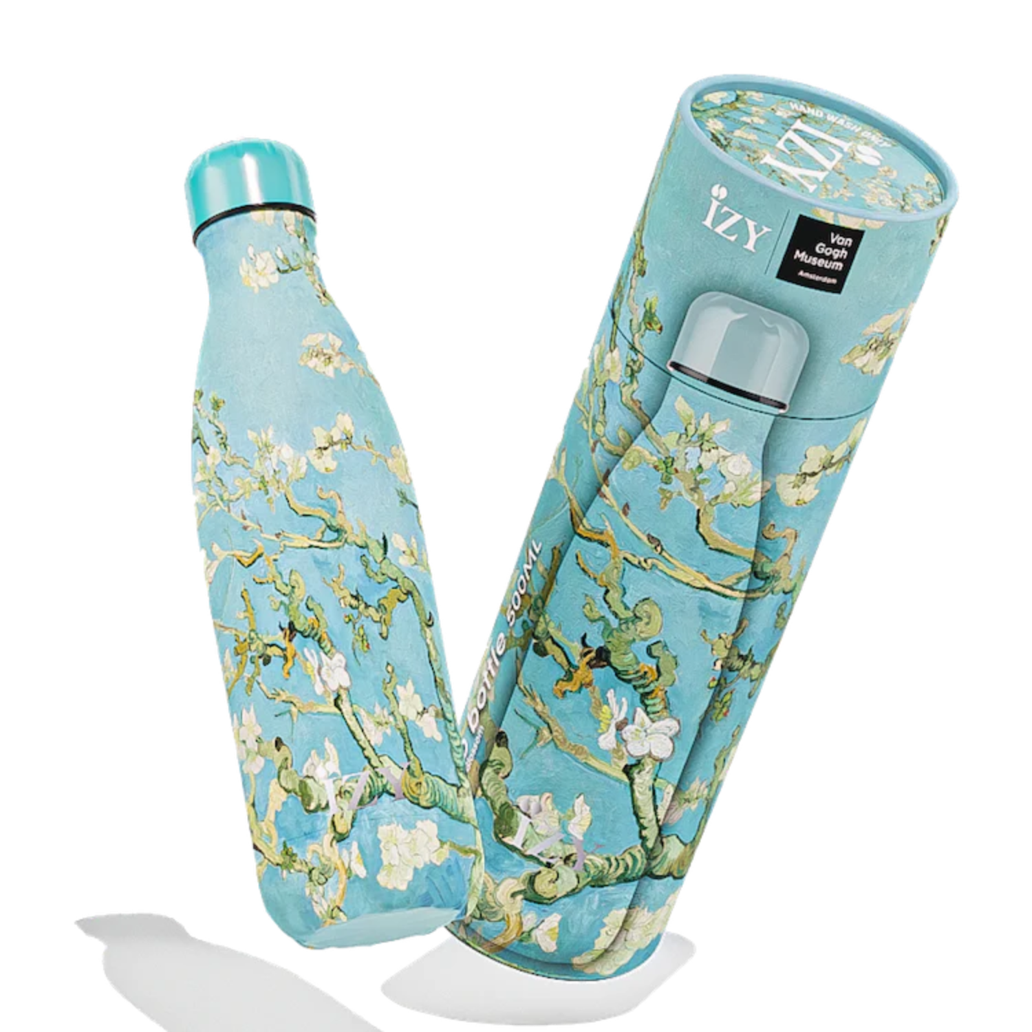 IZY Bottle Amandelbloesem 500 ml Van Gogh art insulated stainless steel water bottle