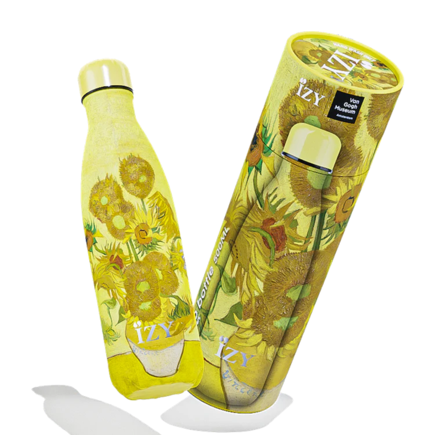 IZY Bottle Sunflowers 500 ml stainless steel insulated water bottle