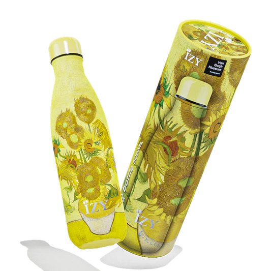 IZY Bottle Sunflowers 500 ml stainless steel insulated water bottle