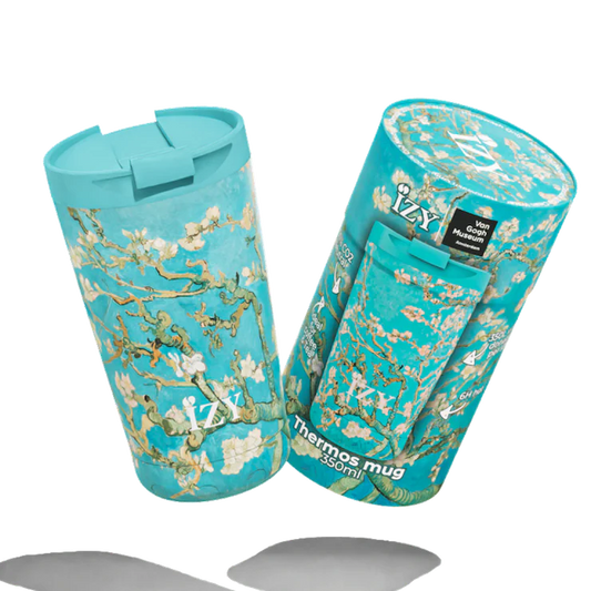 IZY Mug Almond Blossom 350 ml stainless steel insulated travel mug