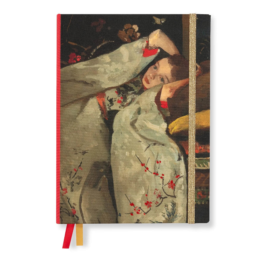 Notebook featuring Girl in a White Kimono by George Hendrik Breitner from the Rijksmuseum Amsterdam
