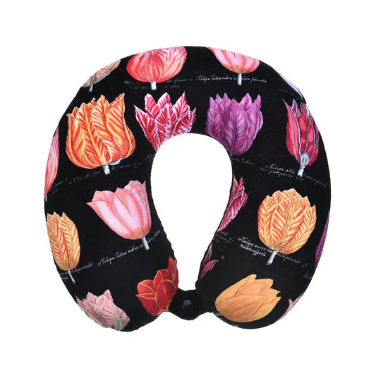 Neck pillow Amsterdam Flowers Oscar travel pillow with floral design