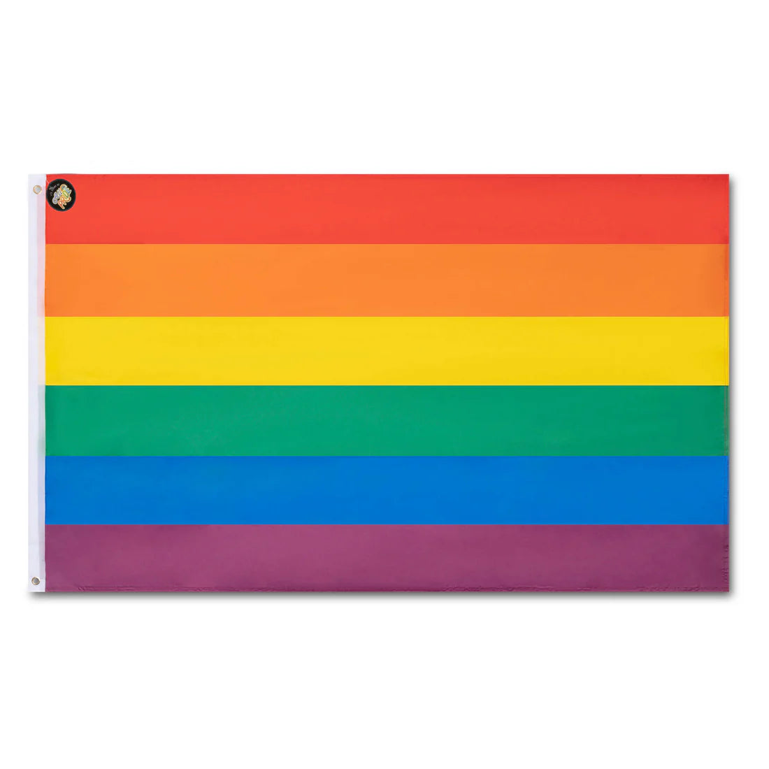 Rainbow Pride flag 90x150 cm double sided silk printing