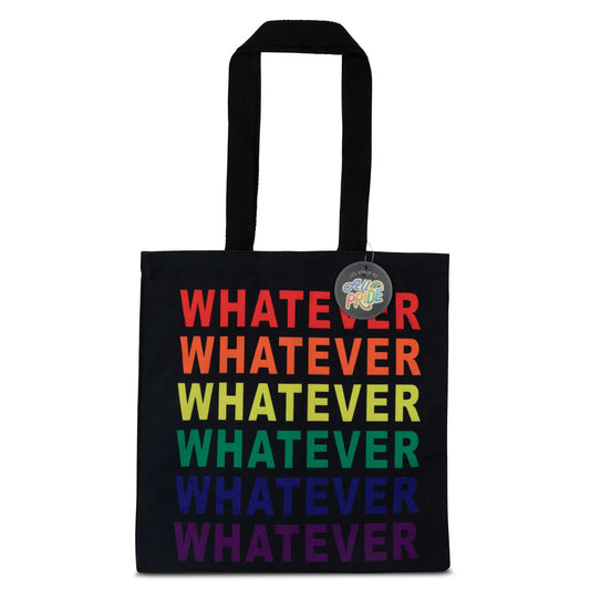 Robin Ruth Pride canvas bag Whatever rainbow design 37x42 cm cotton tote