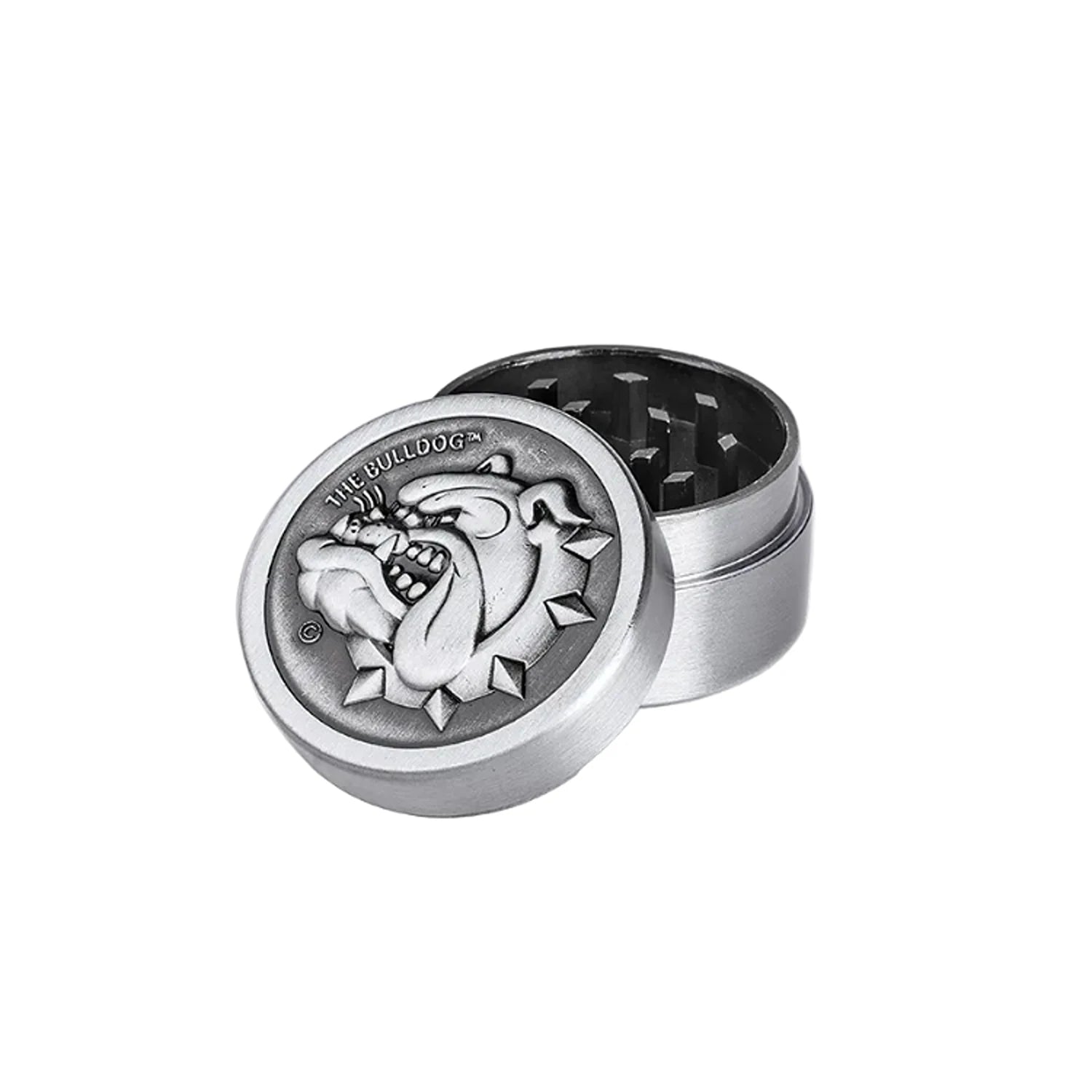 Metal grinder with international design from The Bulldog compact Amsterdam accessory