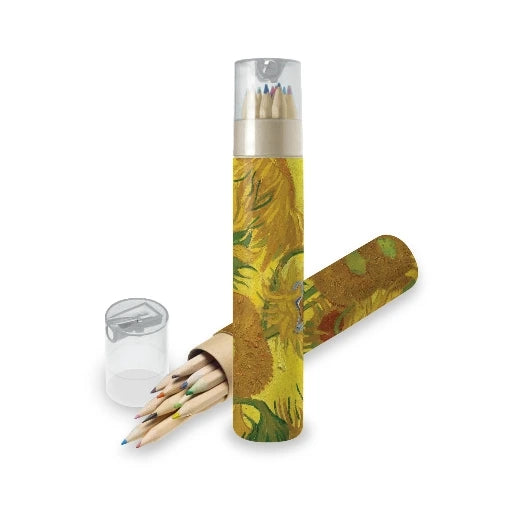Van Gogh Sunflowers Colored Pencil Set